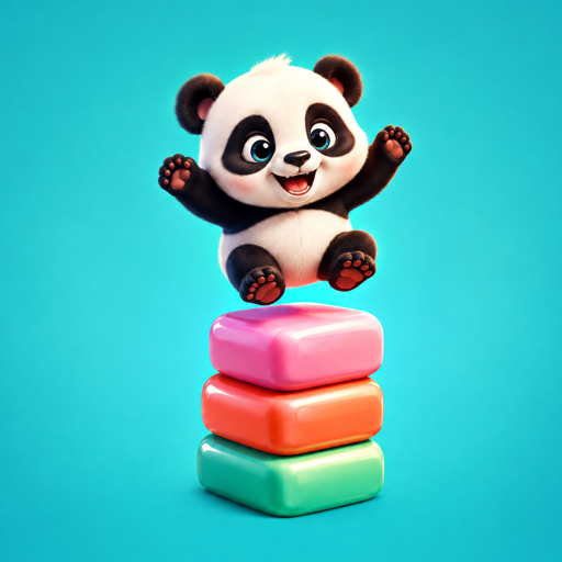 Jump and Stack panda app icon